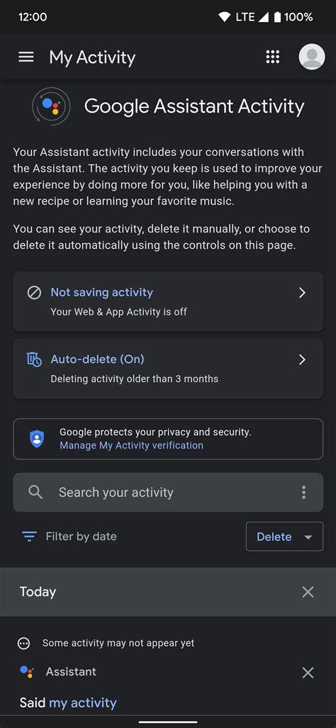 Accessing and Deleting Google Activity